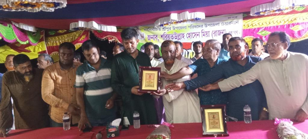 মাগুরায় নবনির্বাচিত শ্রীপুর উপজেলা পরিষদের চেয়ারম্যান রাজনকে গণসংবর্ধনা প্রদান