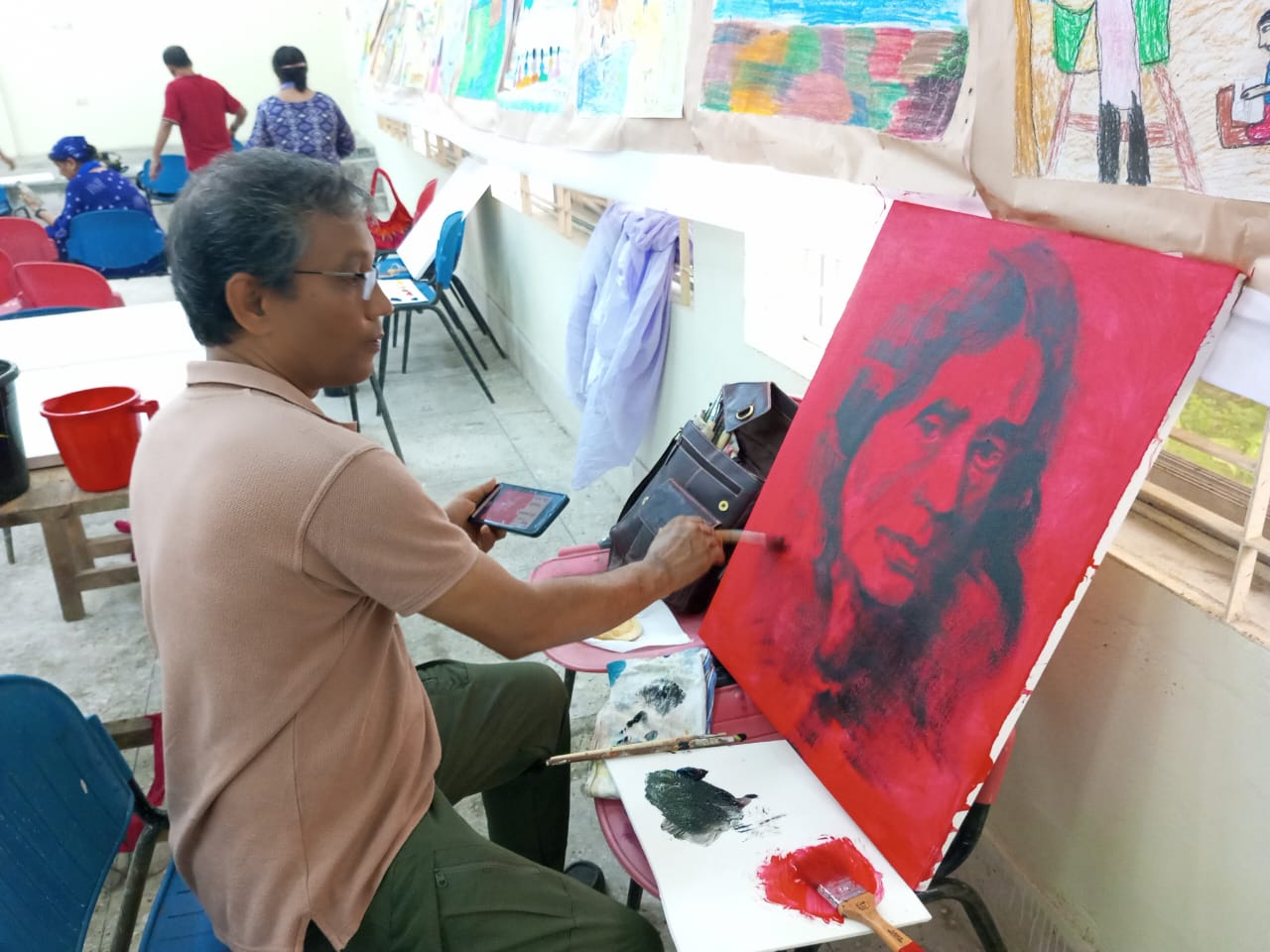 নড়াইলে চিত্রাপাড়ে সুলতান শীর্ষক দুদিনব্যাপী আর্ট ক্যাম্প শুরু