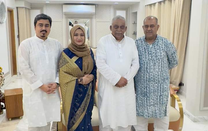 স্বরাস্ট্রমন্ত্রীর সাথে সৌজন্য সাক্ষাত ঈশ্বরগঞ্জের ব্যারিস্টার ফারজানা ছাত্তার এমপি