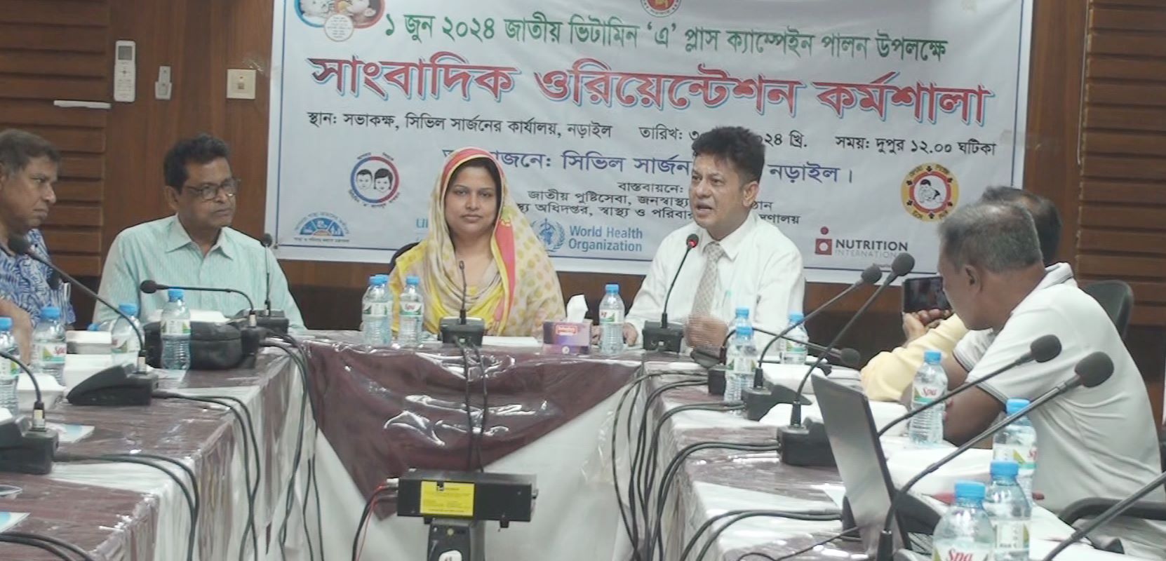 নড়াইলে ভিটামিন এ প্লাস ক্যাম্পেইন উপলক্ষে সাংবাদিক ওরিয়েন্টেশন কর্মশালা অনুষ্ঠিত